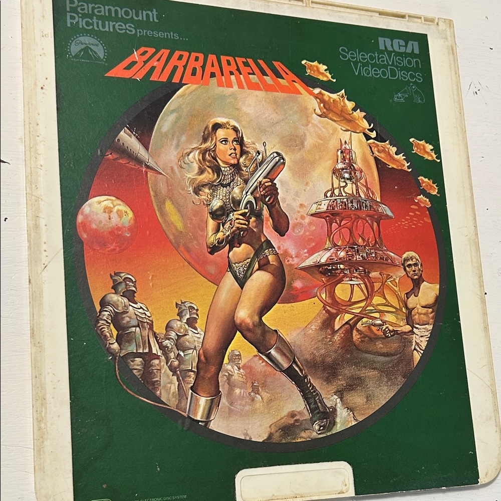 Barbarella starring Jane Fonda (1968) Vintage CED Videodisc